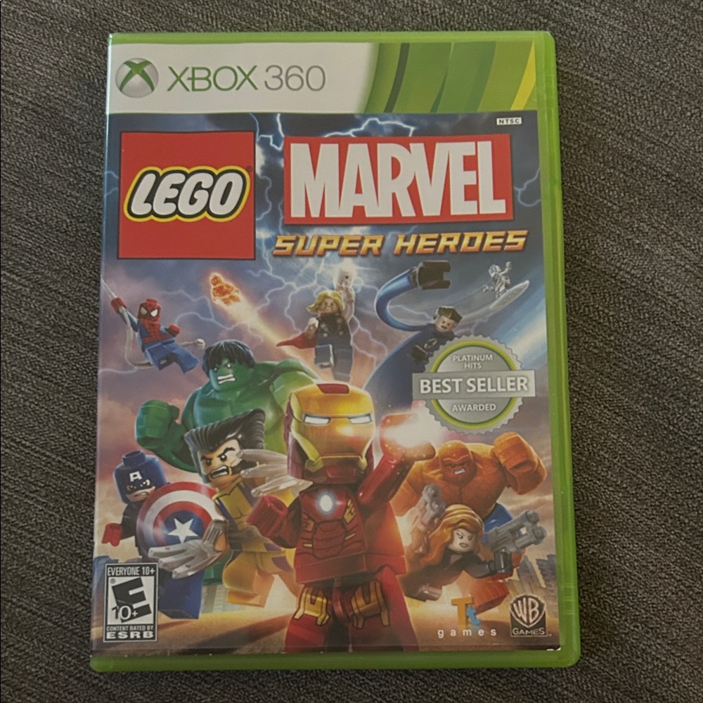 LEGO Marvel Super Heroes Xbox 360 - Green Case